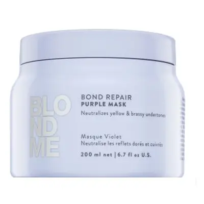 Schwarzkopf Professional BlondMe Bond Repair Purple Mask neutraliserend masker voor blond haar 200 ml