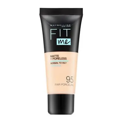Maybelline Fit Me! Foundation Matte + Poreless vloeibare make-up met matterend effect 095 Fair Porcelain 30 ml