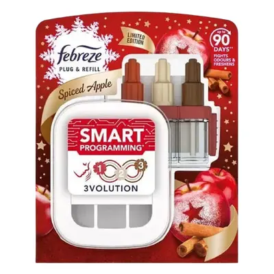 Febreze 3Vol Spiced Apple Plug Starter Unit & Refill â 20 ml