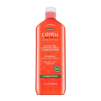 Cantu Shea Butter Sulfate-Free Hydrating Cream Conditioner Hydraterende Conditioner voor golvend en krullend haar 400 ml