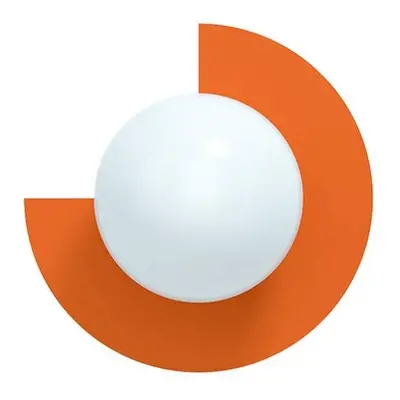 Candy Big Circle 270 L wandlamp, oranje - Swedish Ninja - Woonkamer - Metaal