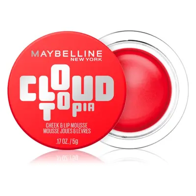 MAYBELLINE NEW YORK CloudTopia blush crème mat lèvres et joues teinte 03 Divine Crimson 5 g