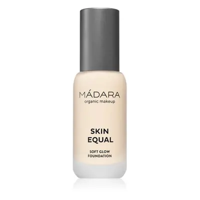 MÁDARA Skin Equal fond de tein illuminateur pour un look naturel SPF 15 teinte #10 Porcelain 30 ml