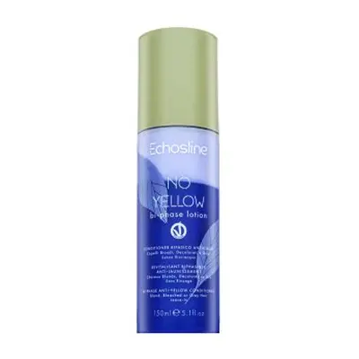 Echosline No Yellow Bi-phase Lotion spoelvrije conditioner voor platinablond en grijs haar 150 ml