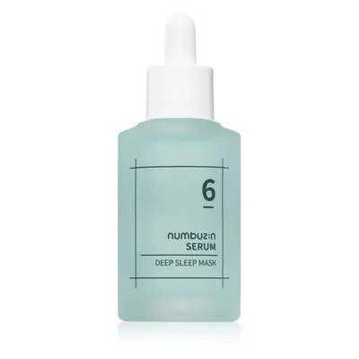 Numbuzin No. 6 Deep Sleep Mask Serum sérum de nuit pour une hydratation intense 50 ml