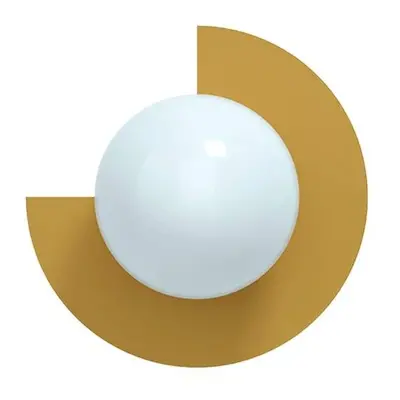 Candy Big Circle 270 L wandlamp, geel - Swedish Ninja - Woonkamer - Metaal
