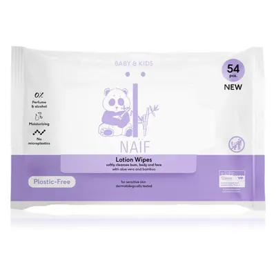 Naif Baby & Kids Lotion Wipes lingettes pour bébé 54 pcs