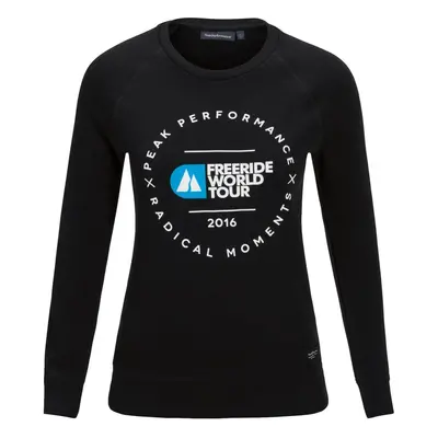 Peak Performance - Wmns FWT Crew - Zwarte Freeride Sweater