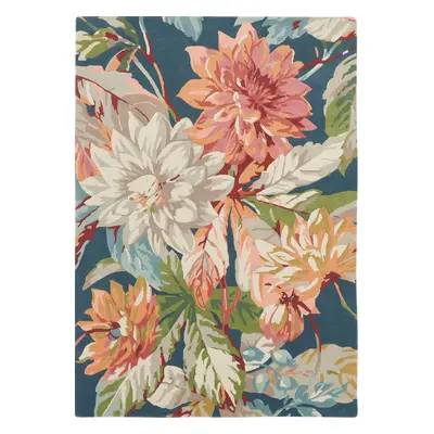 Sanderson - Dahlia & Rosehip-Teal - 050608 - 250 X 350 cm