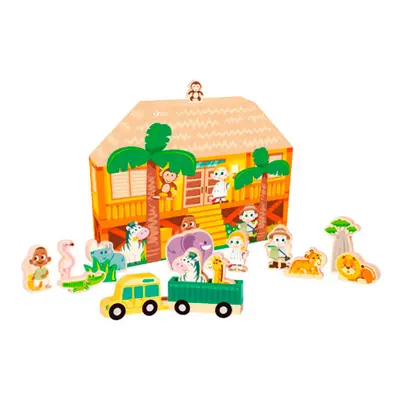 Klassieke Wereld Safari Speelset - 16 Stuks