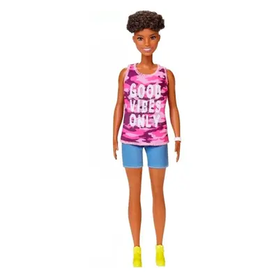 Barbie Fashionistas Originele Pop met Krullen