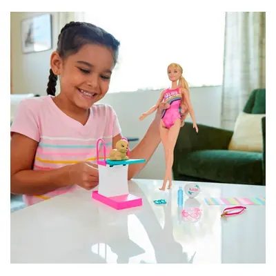 Barbie zwemmer speelset