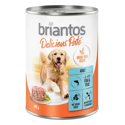 Voordeelpakket Briantos Delicious Paté 24 x 400 g Vis en erwten