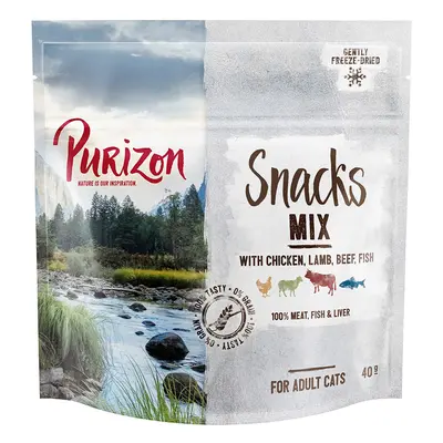 40g Snack Kip&Vis graanvrij Purizon Kattensnack