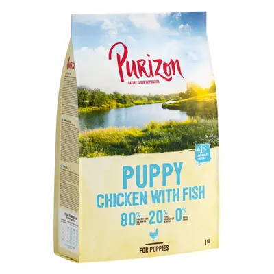 1kg Puppy Kip met Vis Graanvrij Purizon Hondenvoer