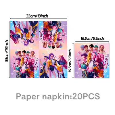 Verjaardag Themafeest Decoratie Banner Trek Vlag Taart Vlag Ballon- Set One Size