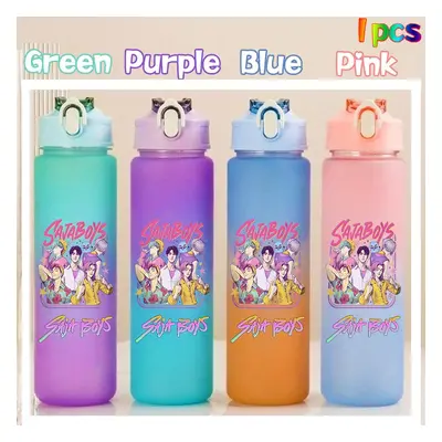 750ML KPop Demon Hunters HUNTR/X Rumi Mira Zoey Jinu Verloopkleur Waterbeker Kind Rietje Drinkfl
