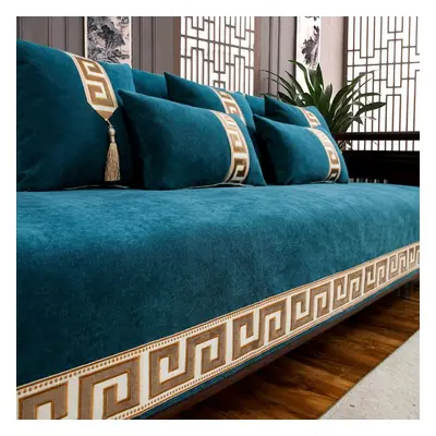 Chinese stijl dikke bankhoezen massief chenille antislip bankkussen woonkamer banken universele 