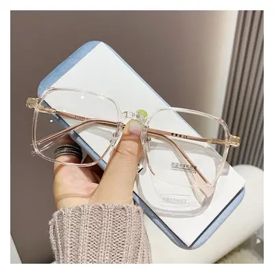 Oversized leesbril Trendy anti-blauw licht verziende bril Dames High-definition optische bril 0(