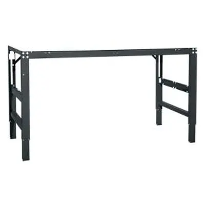 Werktafel Ergo, elektro-hydrauliek, blad kunststof, 1750 x 800 mm, antraciet