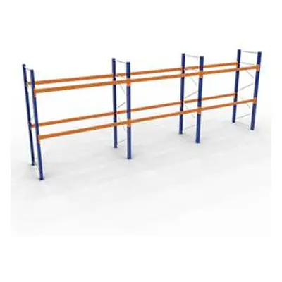 Schulte Lagertechnik palletstelling, basisstelling, B 8444 x D 1100 x H 3000 mm, 4 niveaus, pall