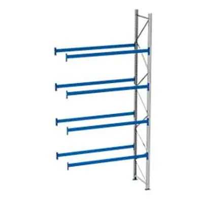 Palletstelling PR 600, aanbouwsectie, H 5800 mm, max. 1000 kg, 4 dwarssteunen