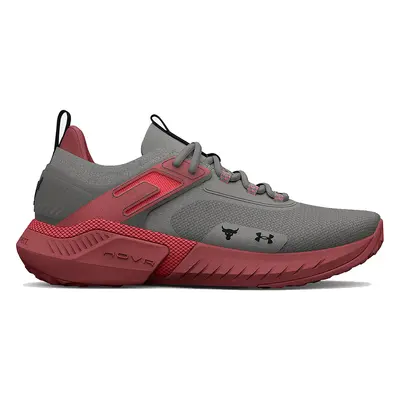 Under Armour Project Rock 5 Home Gym Femmes - Baskets Under Armour - Gri - 3026208-103-6 - Size: 6