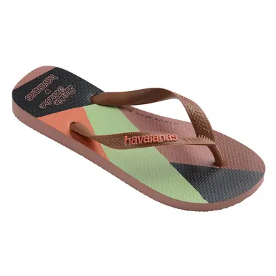 Havaianas x Barbie Ferreira Crocus Rose Femmes - Sandales Havaianas - Maro - 4149337-3544-BRA-37/38 - Size: BRA-37/38