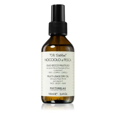 Phytorelax Laboratories Sublime Oils Peach Pit huile sèche multifonctionnelle