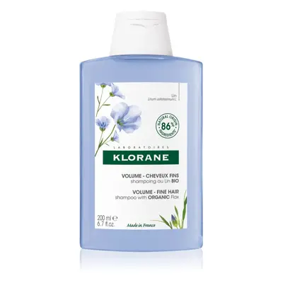 Klorane Lin Bio shampoing pour cheveux fins et plats 200 ml