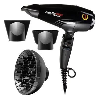 BaByliss PRO Rapido BAB7000IE sèche-cheveux Light Black