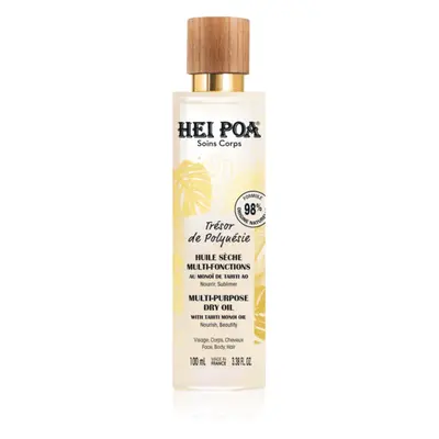 Hei Poa Treasure of Polynesia huile sèche multifonctionnelle visage, corps et cheveux