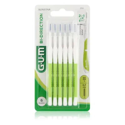 G.U.M Bi Direction Interdental Brush brossettes interdentaires 0,6 mm 6 pcs