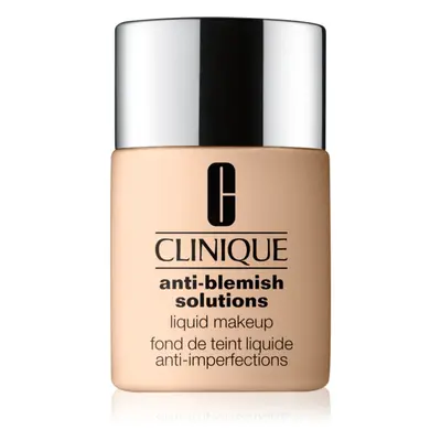 Clinique Anti-Blemish Solutions™ Liquid Makeup fond de teint couvrant pour peaux grasses sujettes à l'acné teinte WN Mahogany