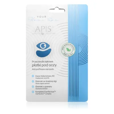 Apis Natural Cosmetics Home Spa masque yeux anti-poches et anti-cernes une paire de