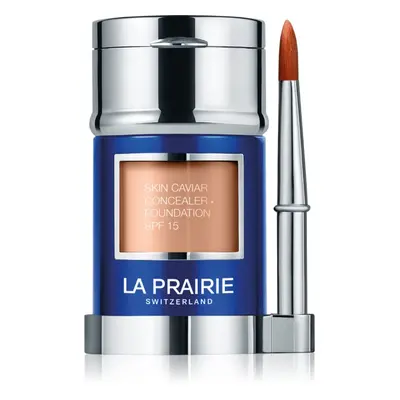 La Prairie Skin Caviar Concealer Foundation fond de teint et correcteur SPF 15 teinte NC-15 Crème Pêche 30 ml