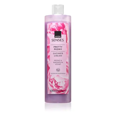 Avon Senses Pretty Peony & Magnolia crème de douche douce 500 ml