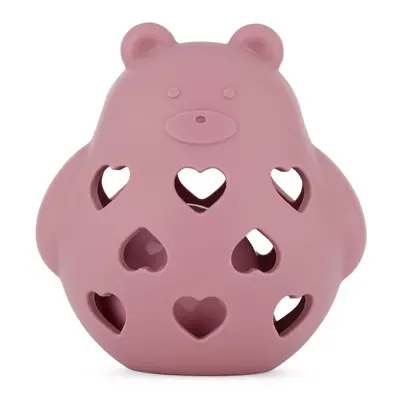 Petite&Mars Bear Basil 0m+ hochet Dusty Rose 1 pcs