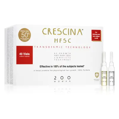Crescina Transdermic 200 Re-Growth and Anti-Hair Loss traitement pour la croissance et contre la chute des cheveux pour femme 40