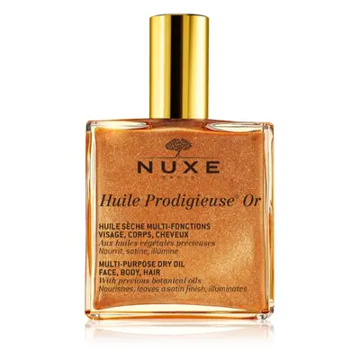 Nuxe Huile Prodigieuse Or huile sèche multifonctionnelle aux paillettes visage, corps et cheveux 100 ml