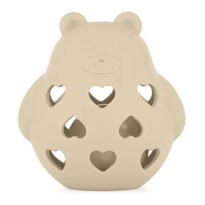 Petite&Mars Bear Basil 0m+ hochet Desert Sand 1 pcs