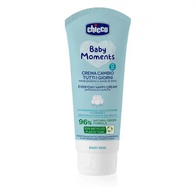 Chicco Baby Moments Everyday Nappy Cream crème pour le soin quotidien des fesses de bébé sans parfum 100 ml