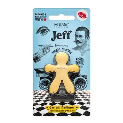 Mr&Mrs Fragrance Jeff Chrome Car Air Freshener Magic Vanilla