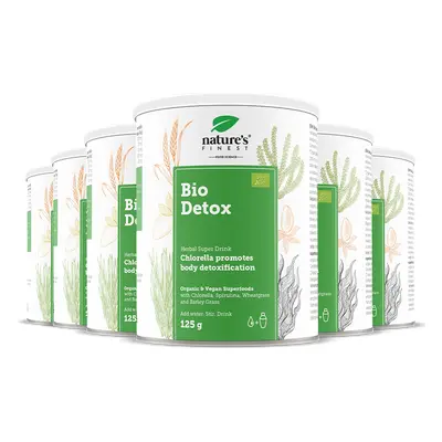 100% Biologische Detox Drankmix | 6x Bio Detox van Nature's Finest | Chlorella, Spirulina, Lucuma | Beste Detox Producten in Ned