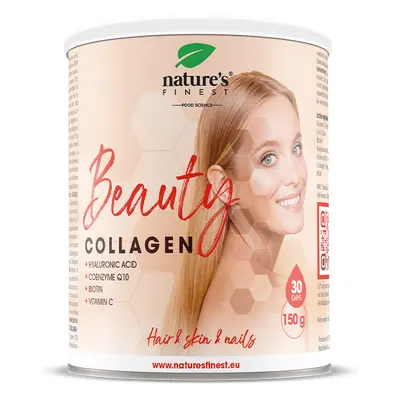 Nature's Finest Beauty Collagen | collageen + hyaluronzuur poeder | gehydrolyseerde collageenmix | hyaluron beauty complex | nat