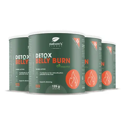 100% Belly Burn + DETOX | Pakket van 4 | Biologisch | Beste Afslankdrank | veganistisch afslankproduct | van Nature's Finest