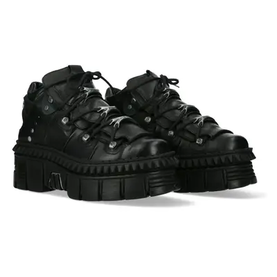 schoenen NEW ROCK - ZWARTE ZOOL, ZWART NAAM 40