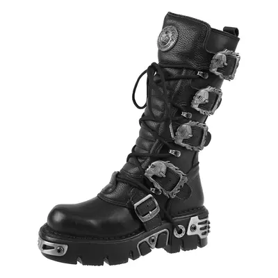 Laarzen NEW ROCK - 5-Buckle Boots - Black 44