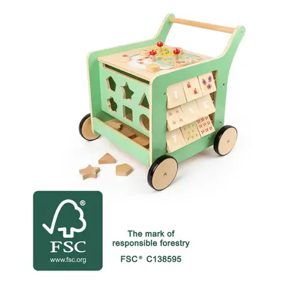 small foot Loopwagen grote motoriek kubus Movere