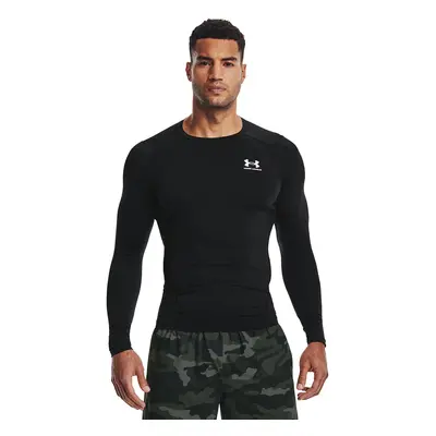 T-shirt Under Armour Hg Armour Comp LS Black/ White XXL